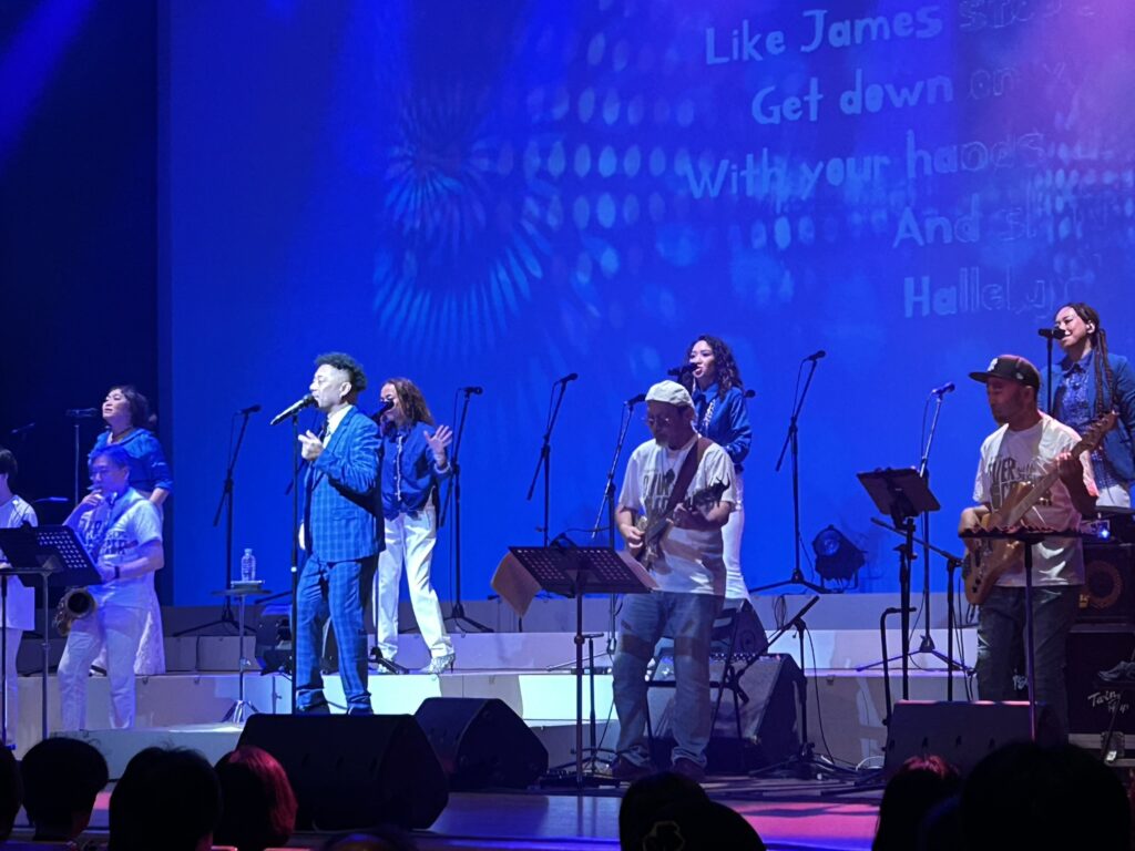 音楽の広場の出張生演奏。ゴスペル